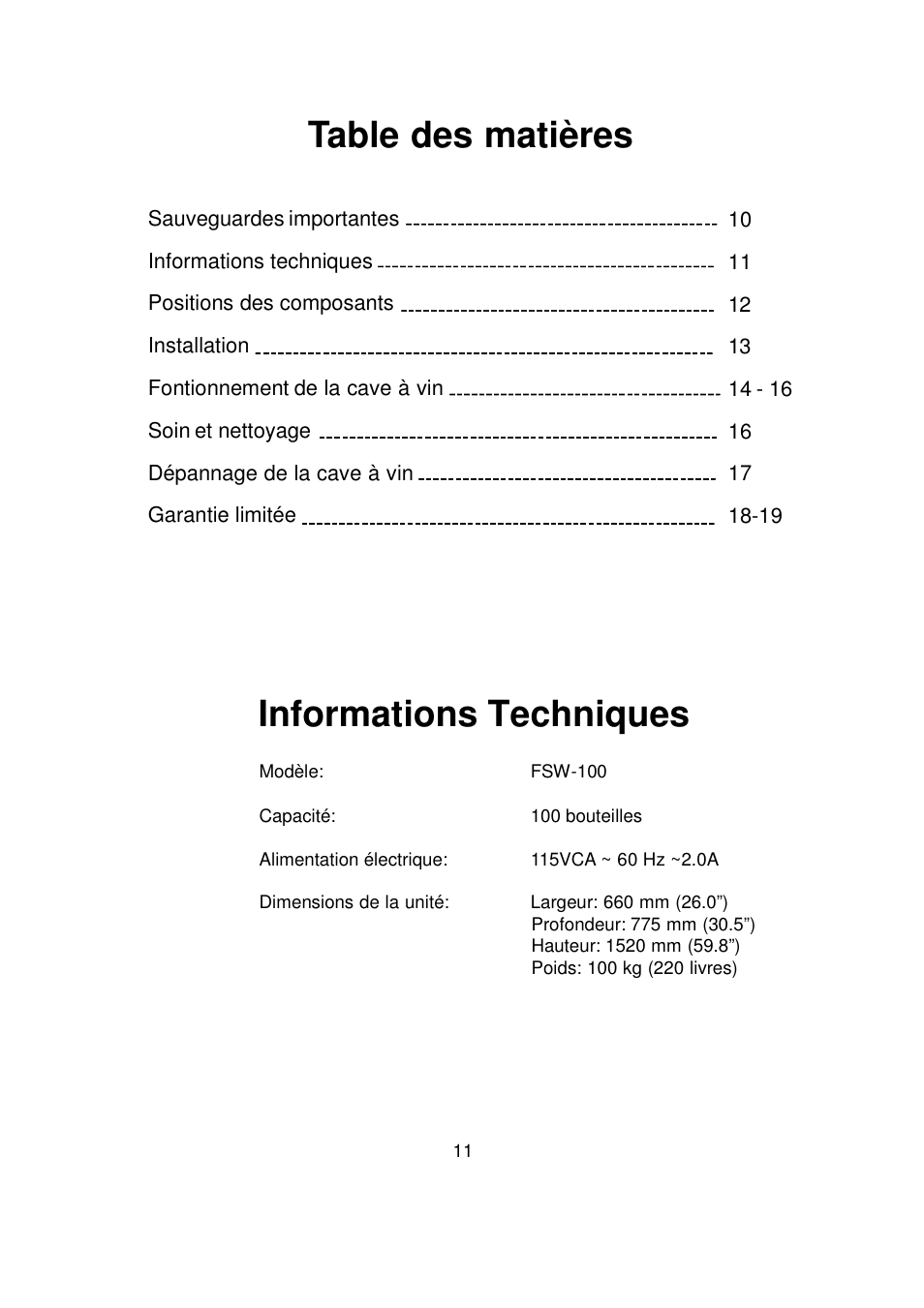 Orien FSW-100 User Manual | Page 12 / 30