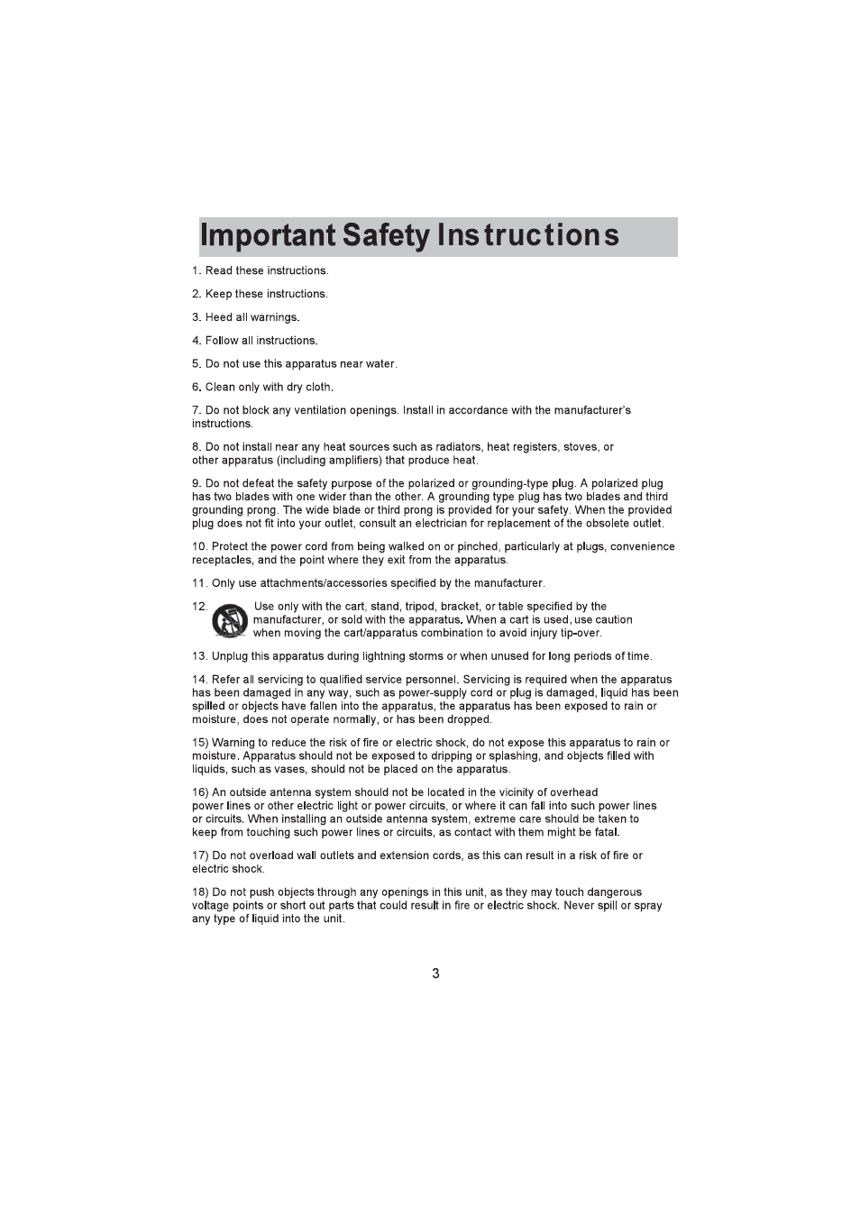 Sansui SLED6520 User Manual | Page 4 / 20
