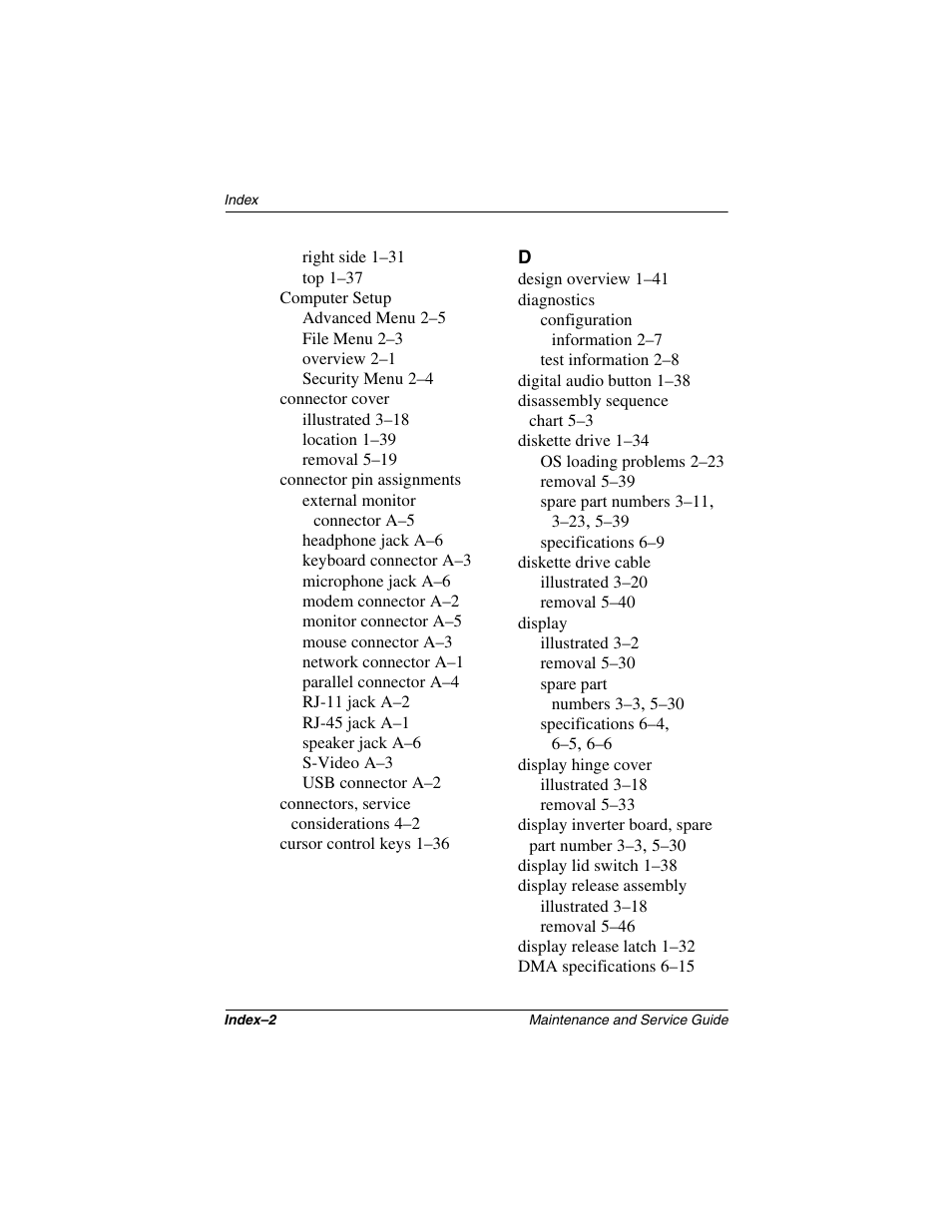 Compaq N1020V User Manual | Page 214 / 219