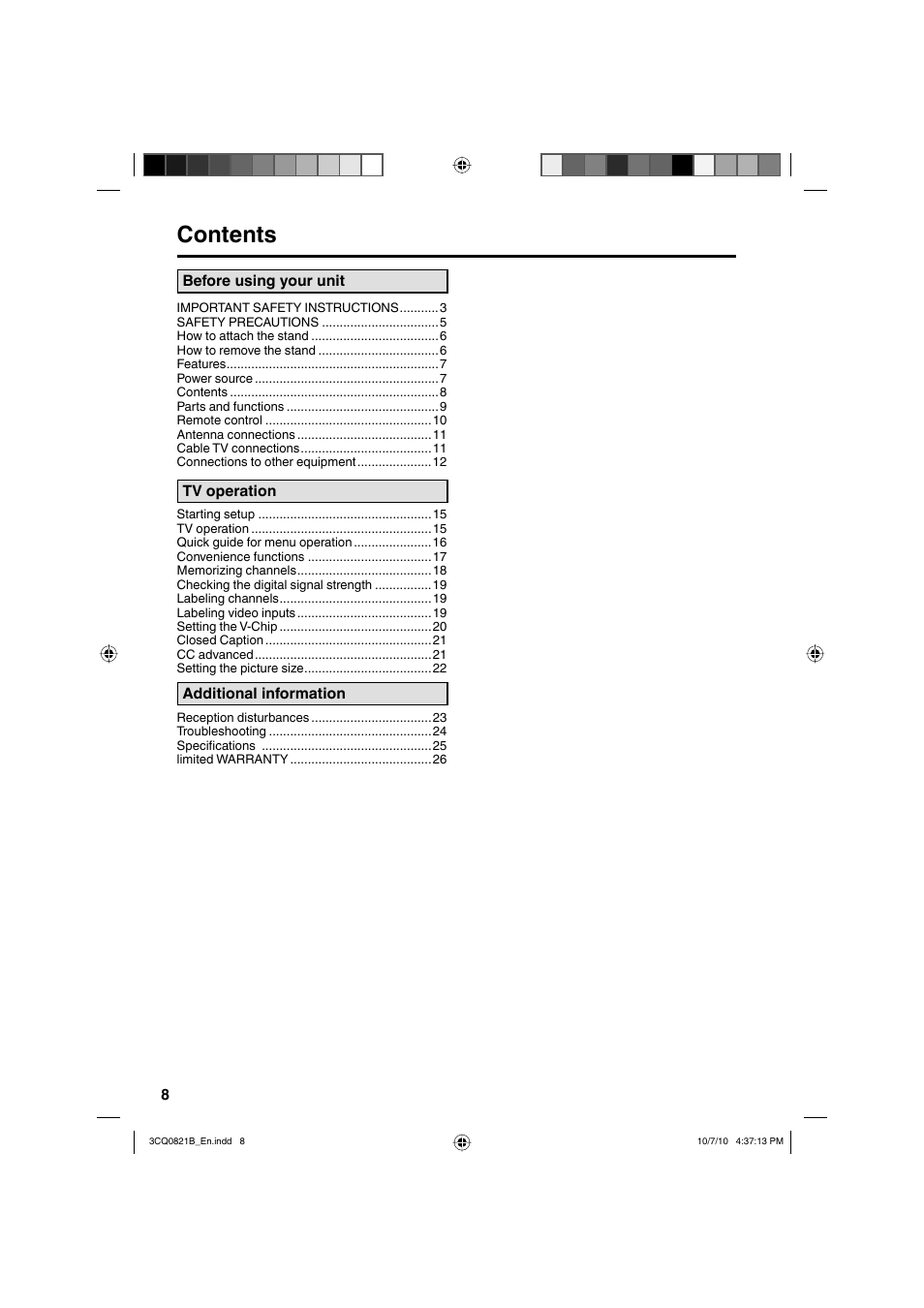 Sansui SLED4280 User Manual | Page 8 / 27