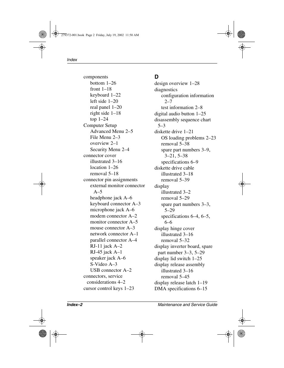Compaq 1500 User Manual | Page 199 / 204
