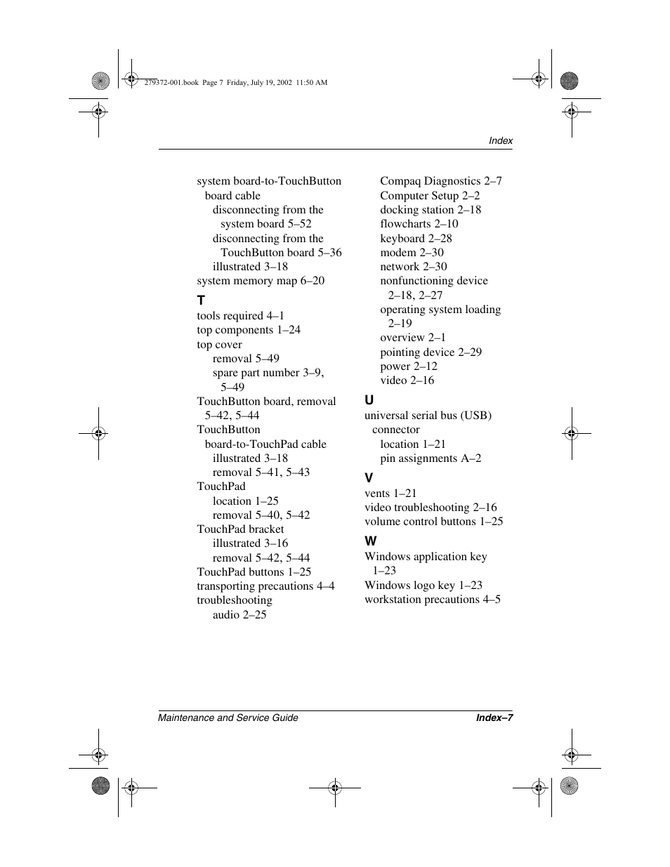 Compaq 1500 User Manual | Page 204 / 204