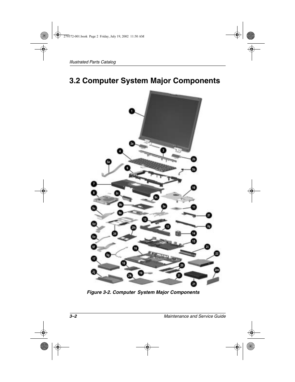 2 computer system major components, 2 computer system major components –2 | Compaq 1500 User Manual | Page 65 / 204