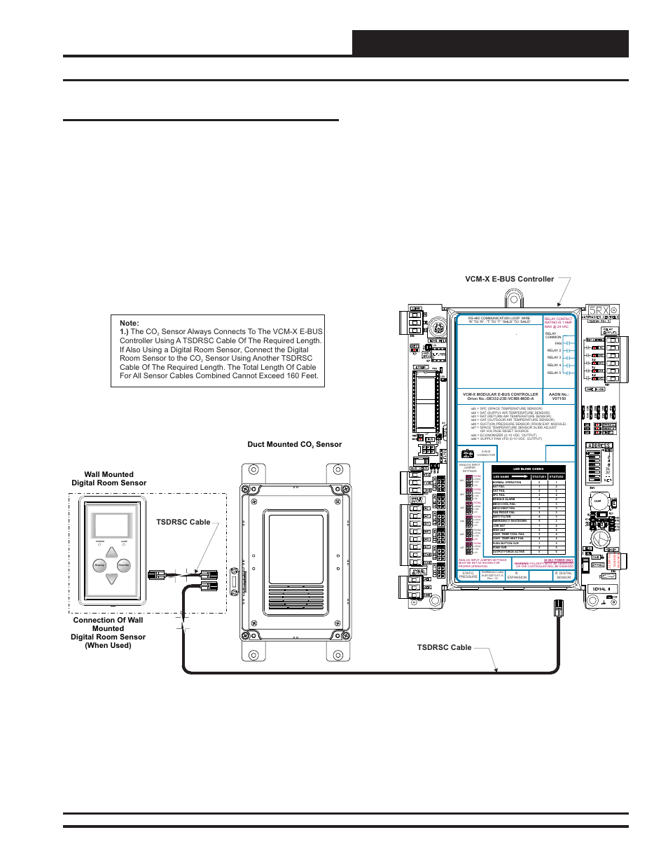 Overview, Ducted mounted co, Vcm-x modular e-bus controller technical guide | 13 duct mounted co, Sensor, Sensor wiring, Sensor is used for sensing the current co | Orion System VCM-X Modular E-BUS User Manual | Page 13 / 88