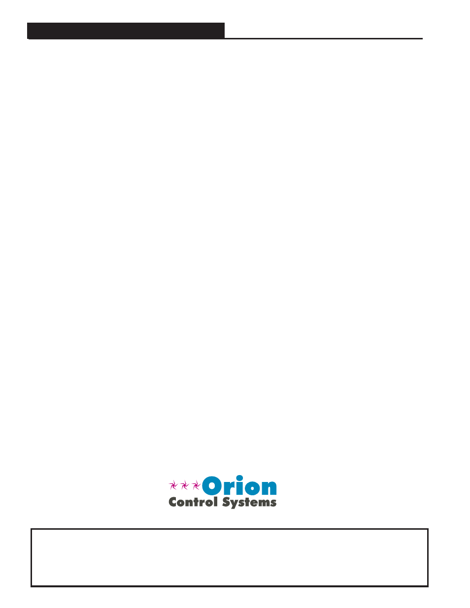 Orion System VCM-X Modular E-BUS User Manual | Page 2 / 88