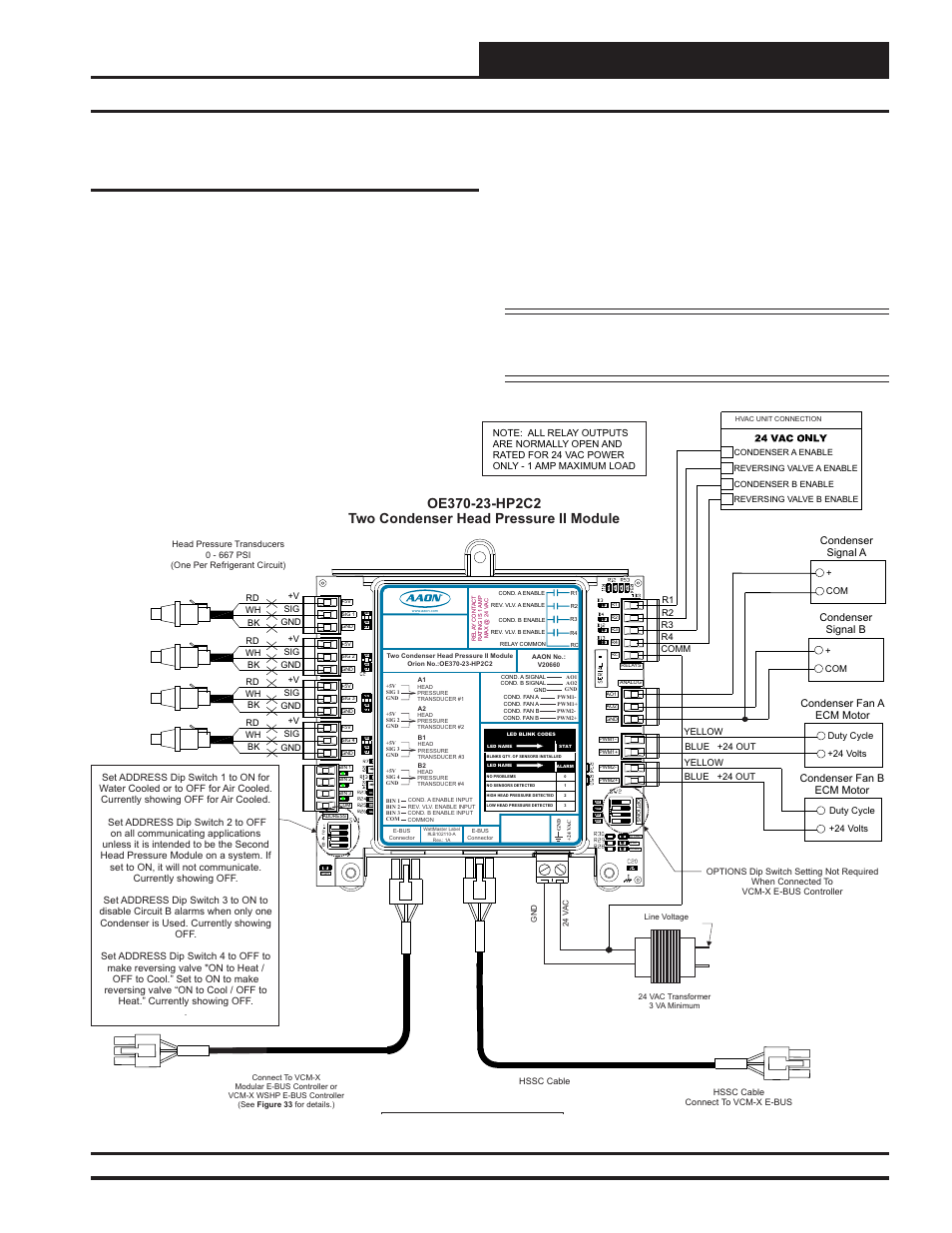 Additional applications, Vcm-x modular e-bus controller technical guide, Two condenser head pressure ii module | Orion System VCM-X Modular E-BUS User Manual | Page 39 / 88