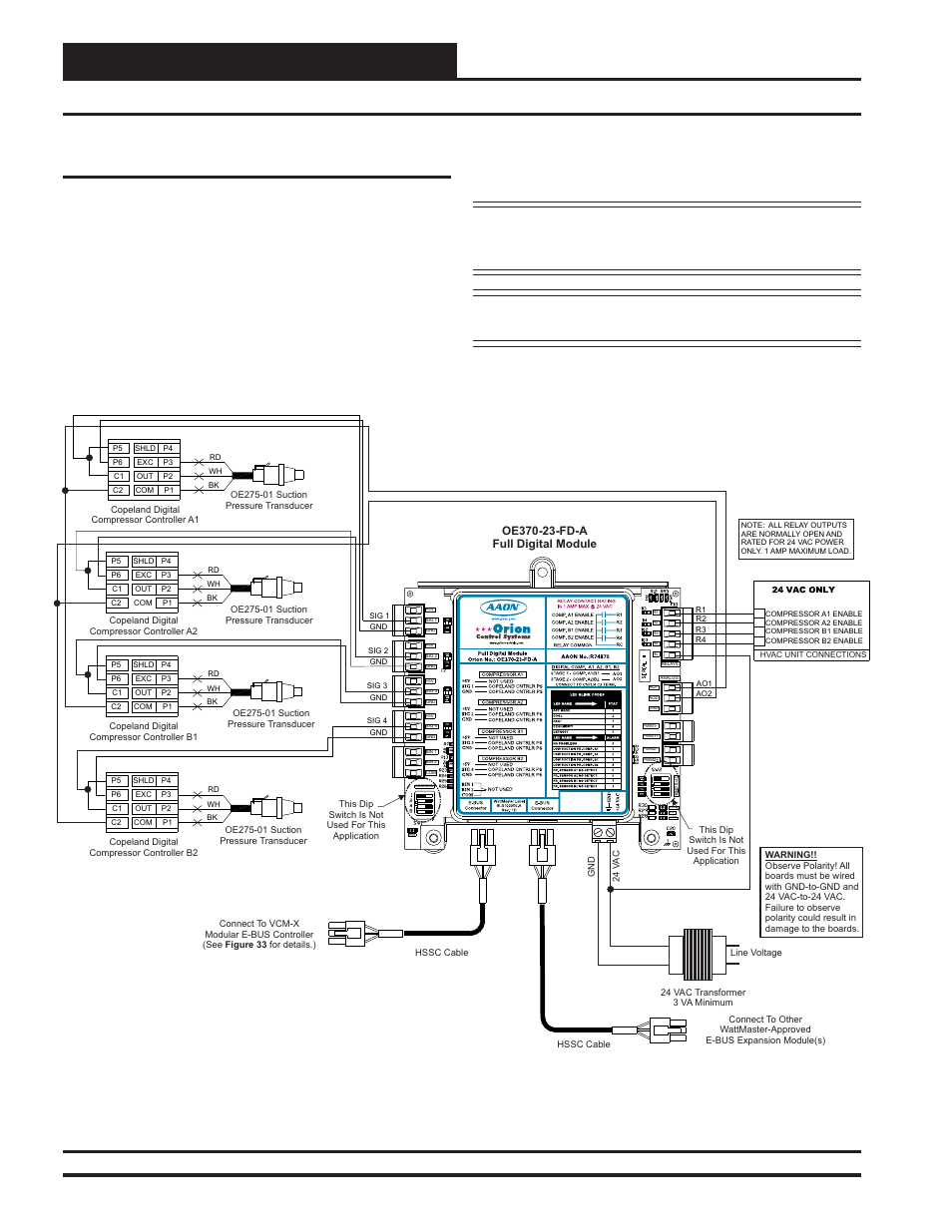 Additional applications, Aaon, Tulsa full digital module overview and wiring | Tulsa full digital module | Orion System VCM-X Modular E-BUS User Manual | Page 42 / 88
