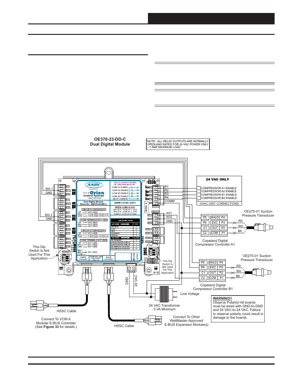 Additional applications, Aaon, Coil dual digital module overview and wiring | Vcm-x modular e-bus controller technical guide, Coil dual digital module | Orion System VCM-X Modular E-BUS User Manual | Page 43 / 88