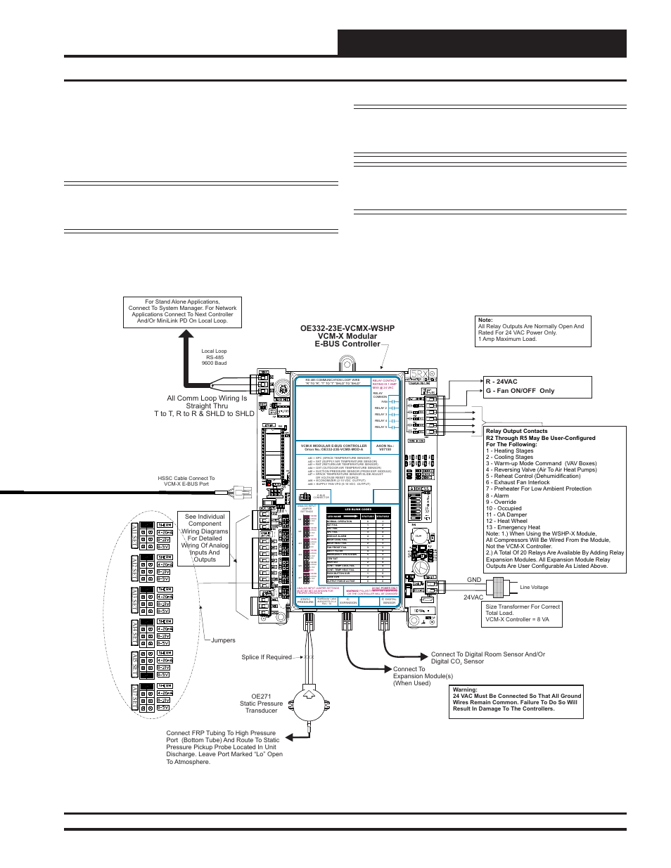 Additional applications, Aaon, Wshp-x2 module overview and wiring | Vcm-x modular e-bus controller technical guide, All comm loop wiring is straight thru, T to t, r to r & shld to shld | Orion System VCM-X Modular E-BUS User Manual | Page 45 / 88