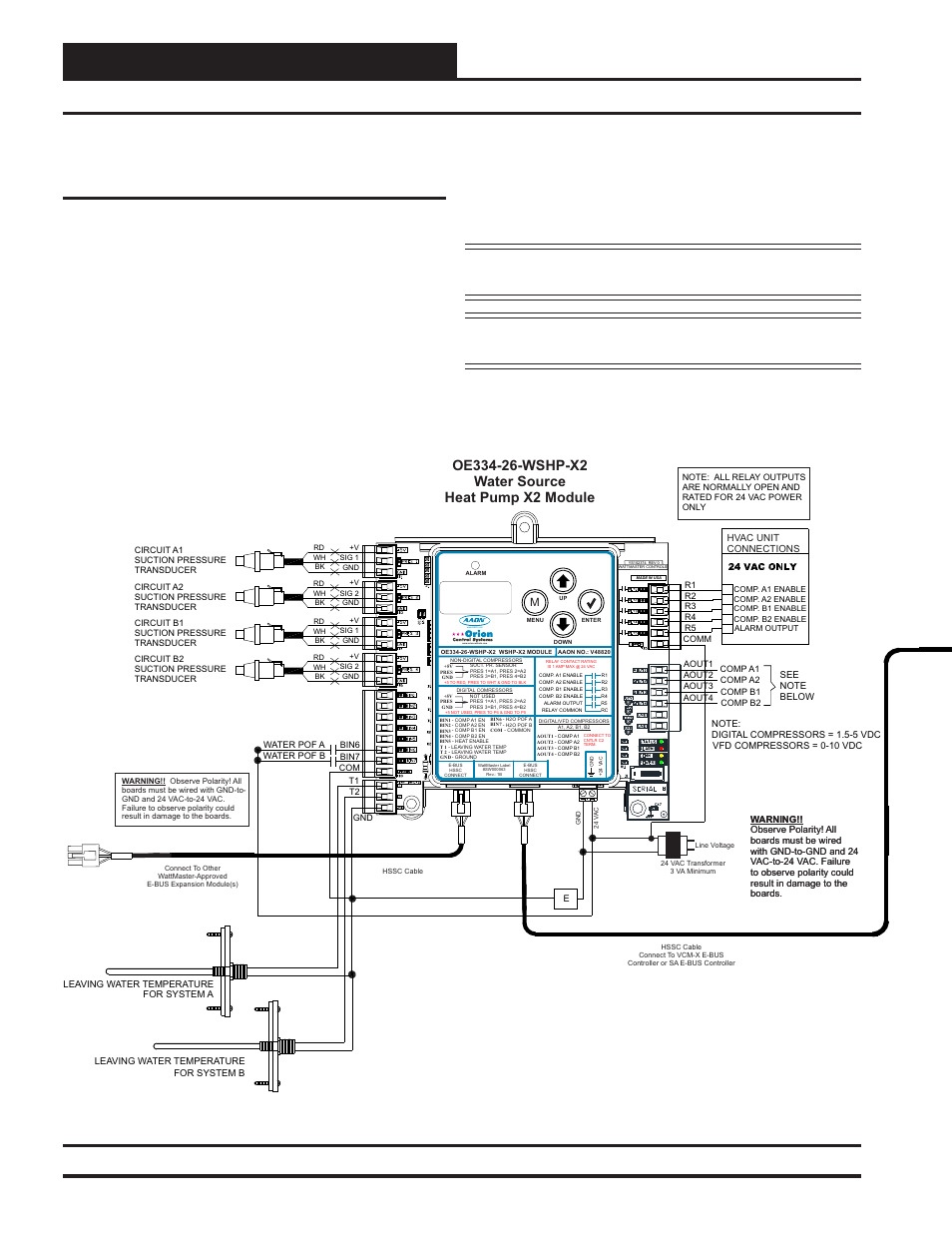 Additional applications, Aaon, Wshp-x2 module overview and wiring | Vcm-x modular e-bus controller technical guide 46 | Orion System VCM-X Modular E-BUS User Manual | Page 46 / 88
