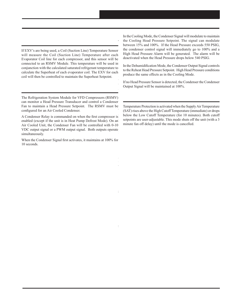 Sequence of operations | Orion System VCC-X Controller User Manual | Page 65 / 120