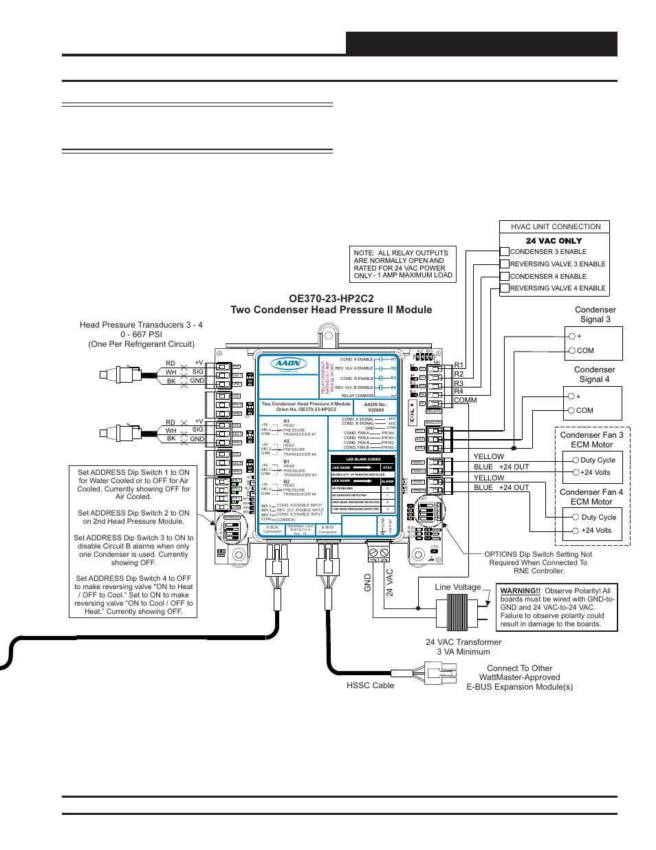 Installation and wiring, Rne modular controller field technical guide, Condenser signal 4 | Condenser signal 3, Condenser fan 3 ecm motor, Condenser fan 4 ecm motor | Orion System RNE Modular Controller User Manual | Page 47 / 88