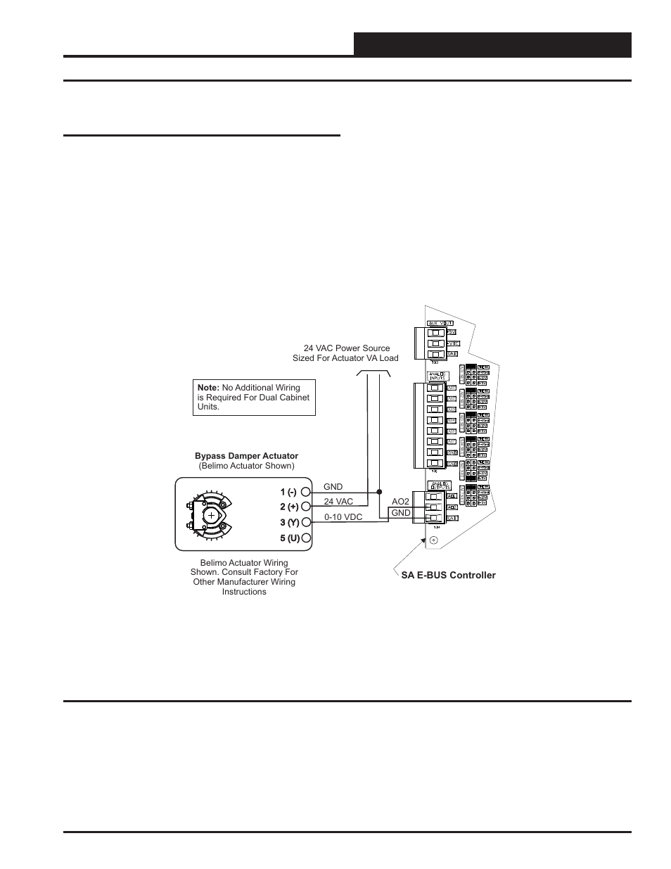 Installation & wiring, Zoning bypass damper actuator, Sa e-bus controller technical guide | Orion System SA E-BUS Controller User Manual | Page 19 / 74
