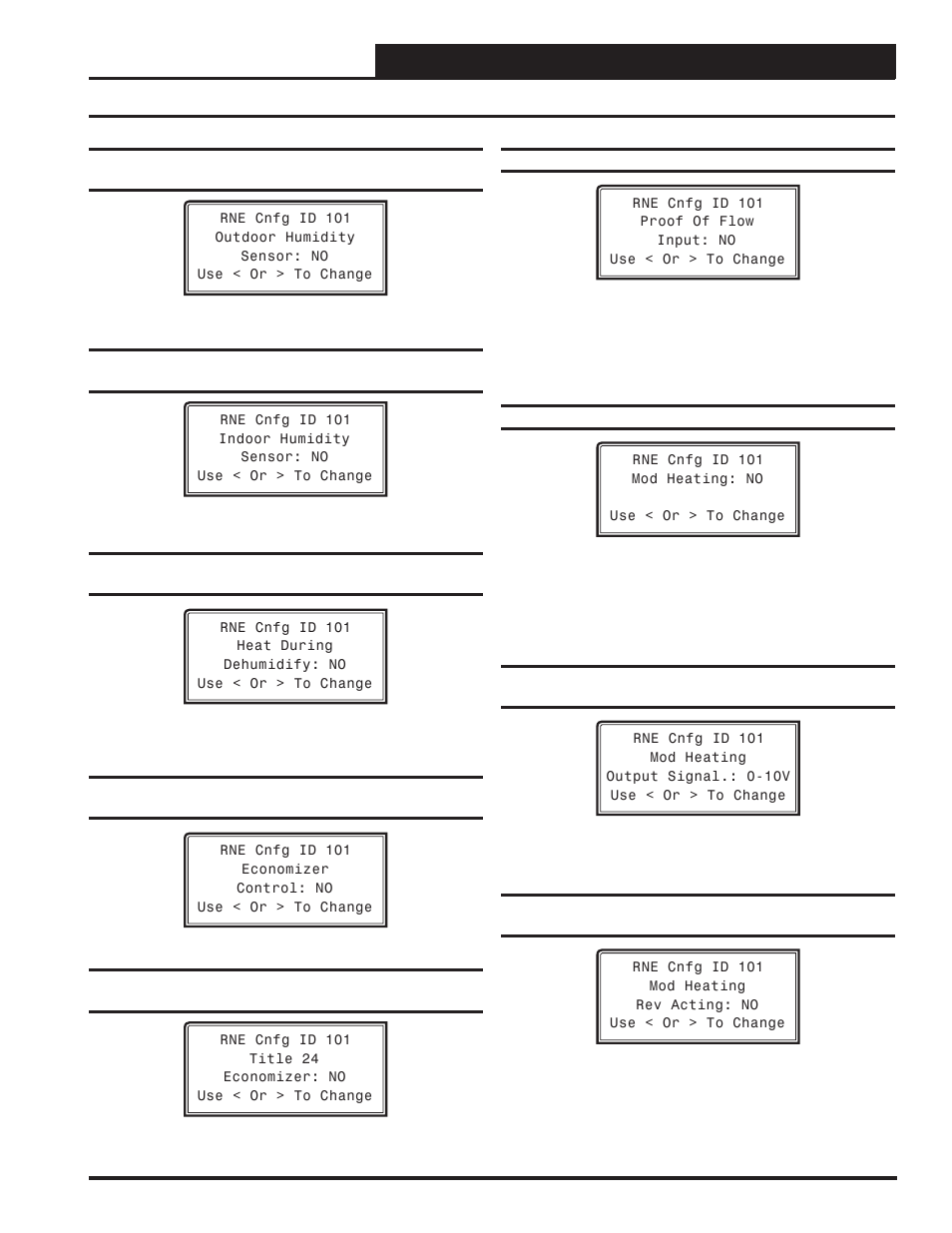 Rne configuration, Rne confi guration screens | Orion System VCM-X/RNE Controller User Manual | Page 37 / 92