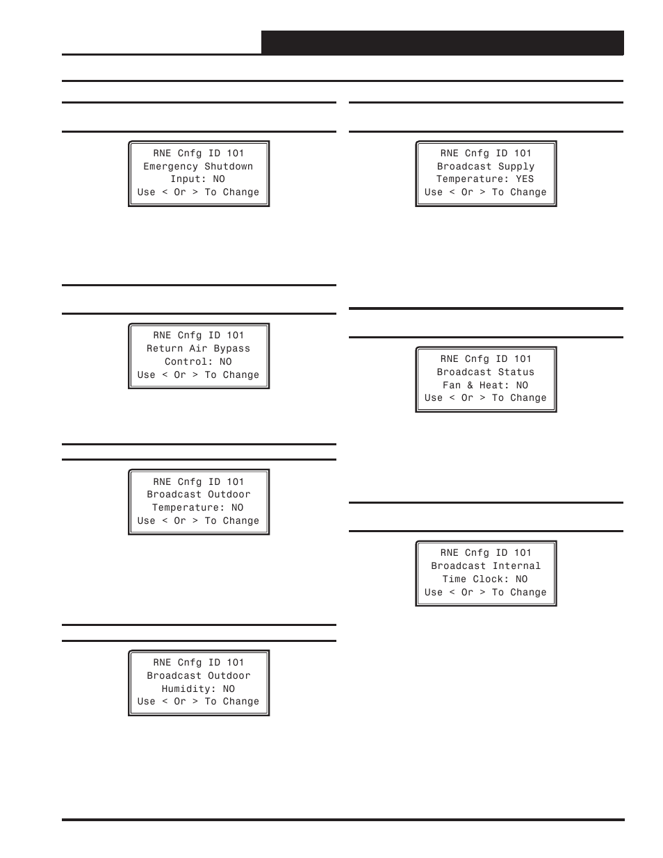 Rne configuration, Rne confi guration screens | Orion System VCM-X/RNE Controller User Manual | Page 41 / 92