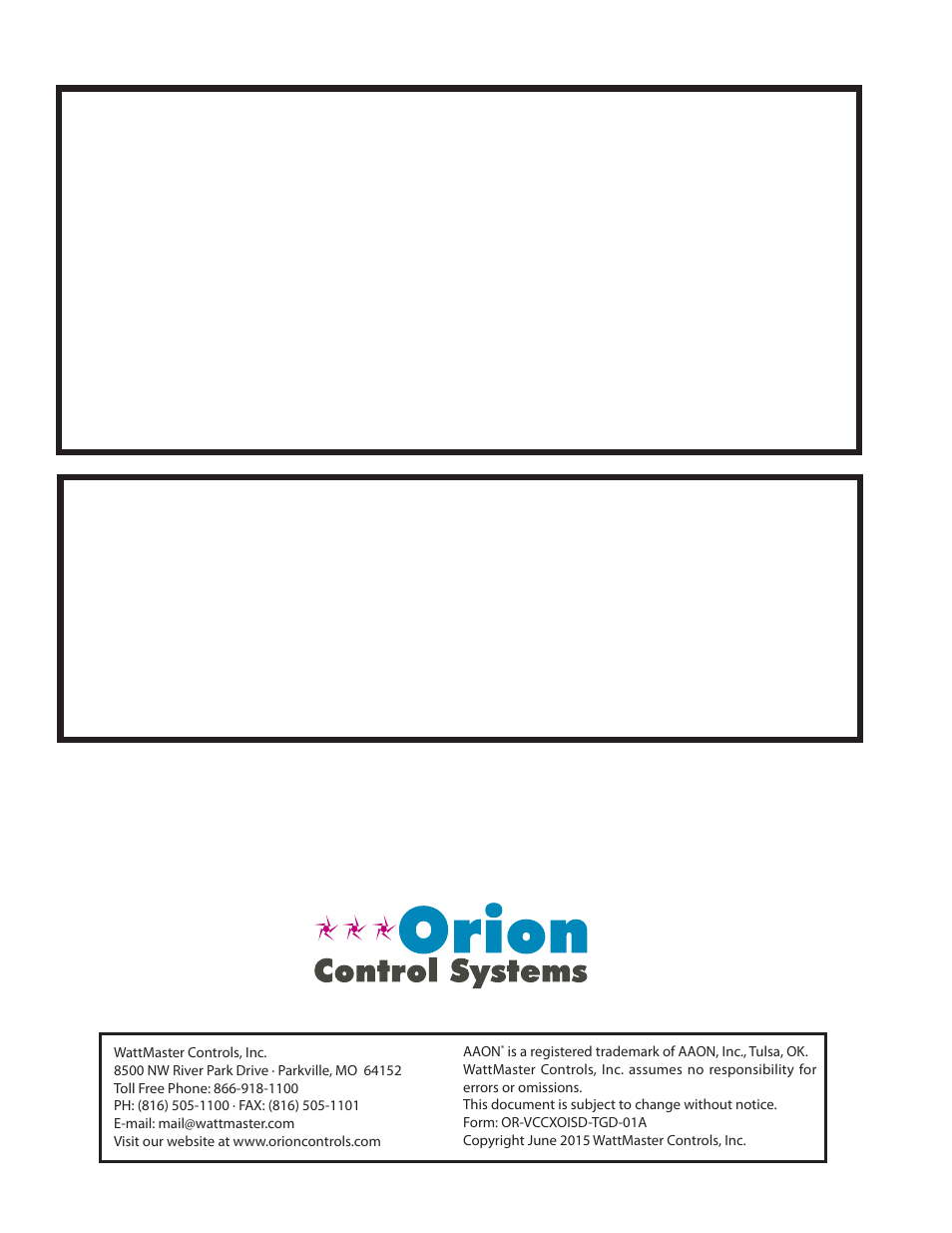 Sd card updating instructions, Important notice | Orion System VCC-X Controller User Manual | Page 2 / 96
