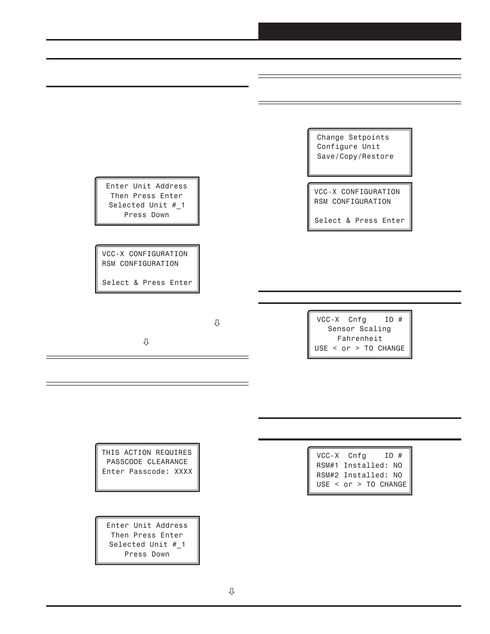 Vcc-x configuration, Vcc-x confi guration screens, Vcc-x operator interface sd | 25 confi guration screens | Orion System VCC-X Controller User Manual | Page 25 / 96
