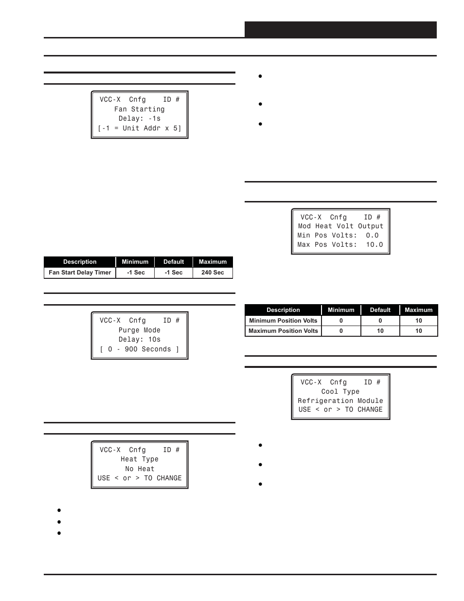 Vcc-x configuration, Vcc-x confi guration screens, Vcc-x operator interface sd | Orion System VCC-X Controller User Manual | Page 29 / 96