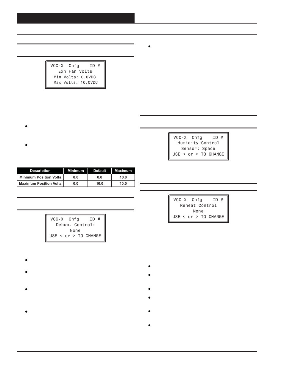 Vcc-x configuration, Vcc-x confi guration screens, Vcc-x operator interface sd 32 | Orion System VCC-X Controller User Manual | Page 32 / 96