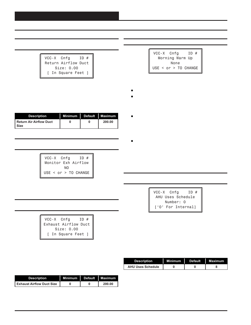 Vcc-x configuration, Vcc-x confi guration screens, Vcc-x operator interface sd 34 | Orion System VCC-X Controller User Manual | Page 34 / 96