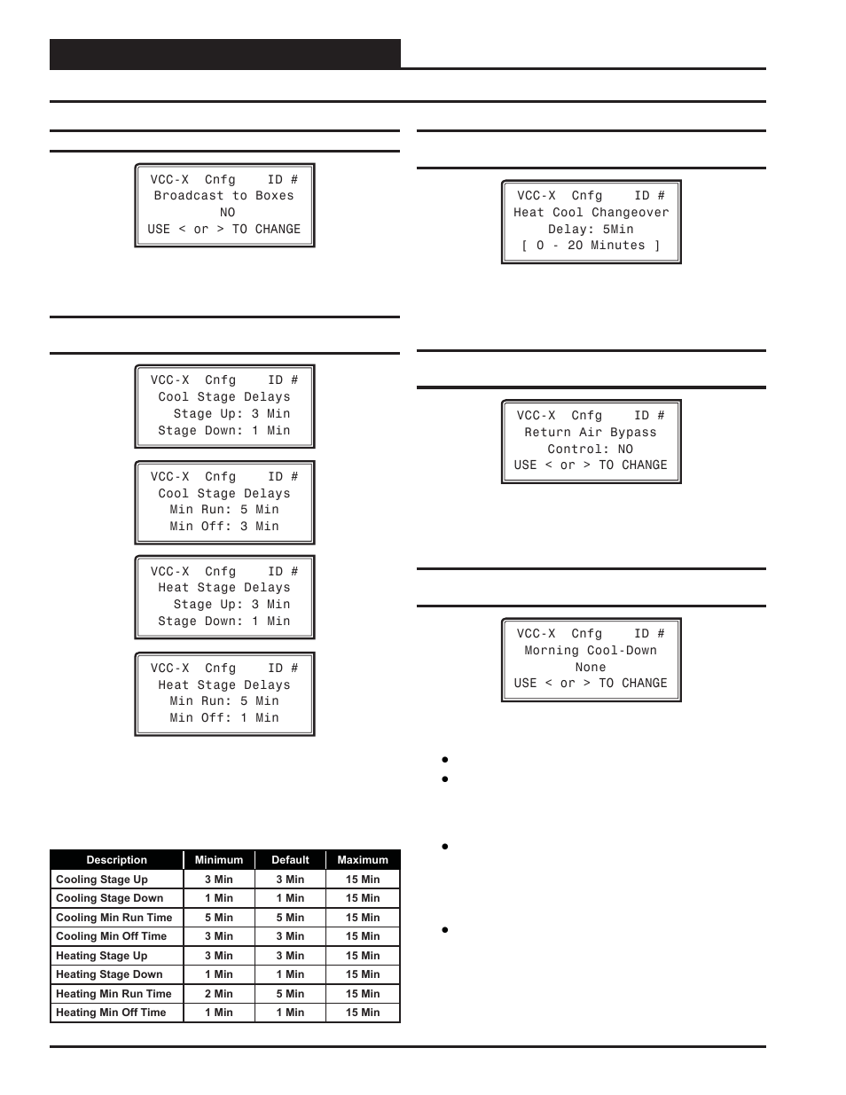 Vcc-x configuration, Vcc-x confi guration screens, Vcc-x operator interface sd 36 | Orion System VCC-X Controller User Manual | Page 36 / 96