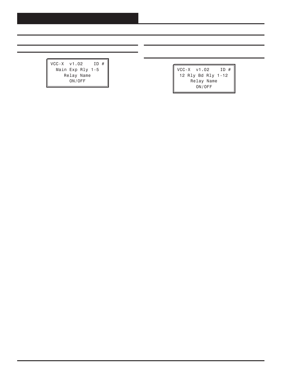 Vcc-x status, Vcc-x status screens, Vcc-x operator interface sd 62 | Orion System VCC-X Controller User Manual | Page 62 / 96