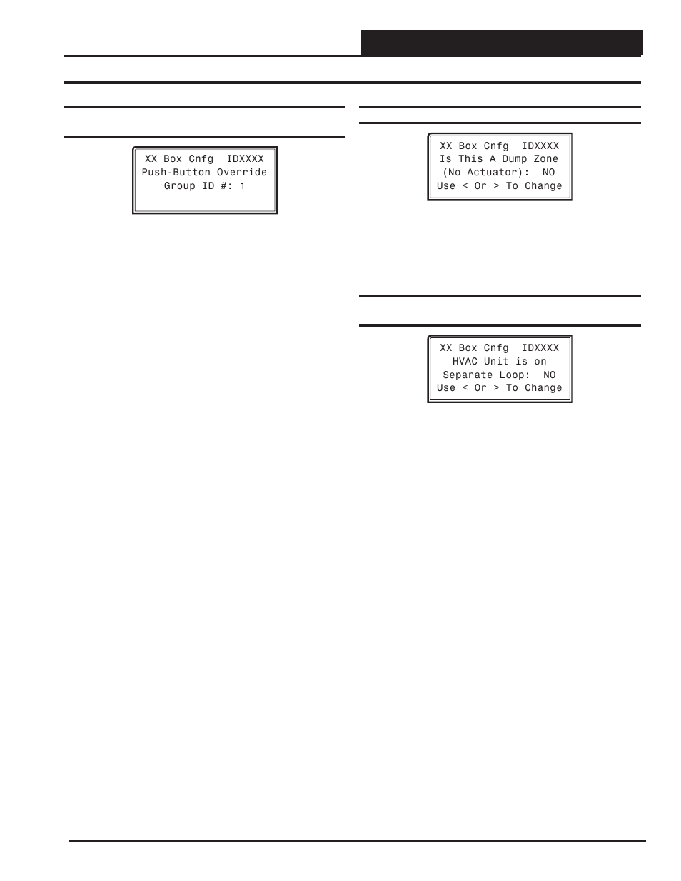 Vav/zone configuration, Vav/zone confi guration screens | Orion System VCC-X Controller User Manual | Page 71 / 96