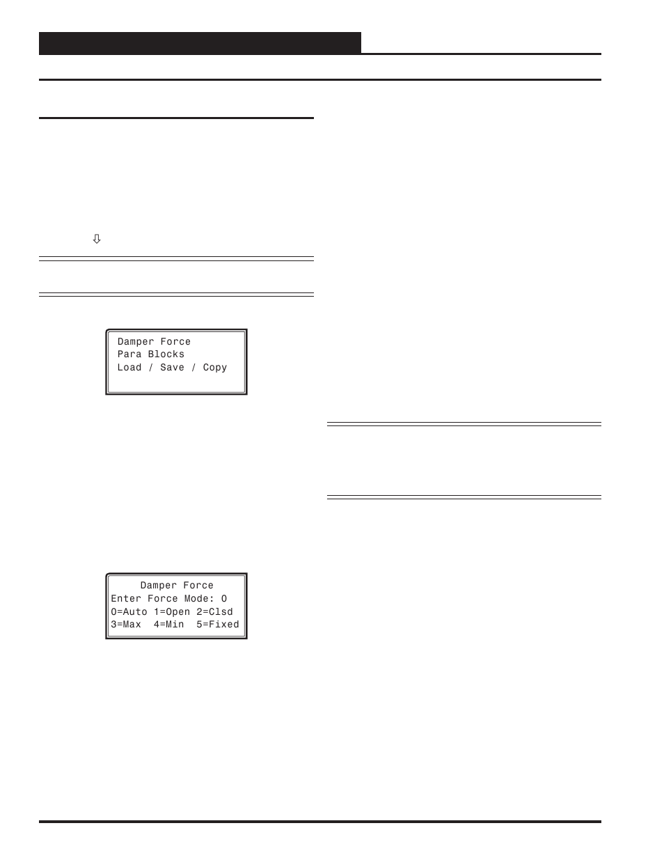 Vav/zone damper force, Vav/zone damper force modes, Vcc-x operator interface sd 78 | Damper force modes | Orion System VCC-X Controller User Manual | Page 78 / 96