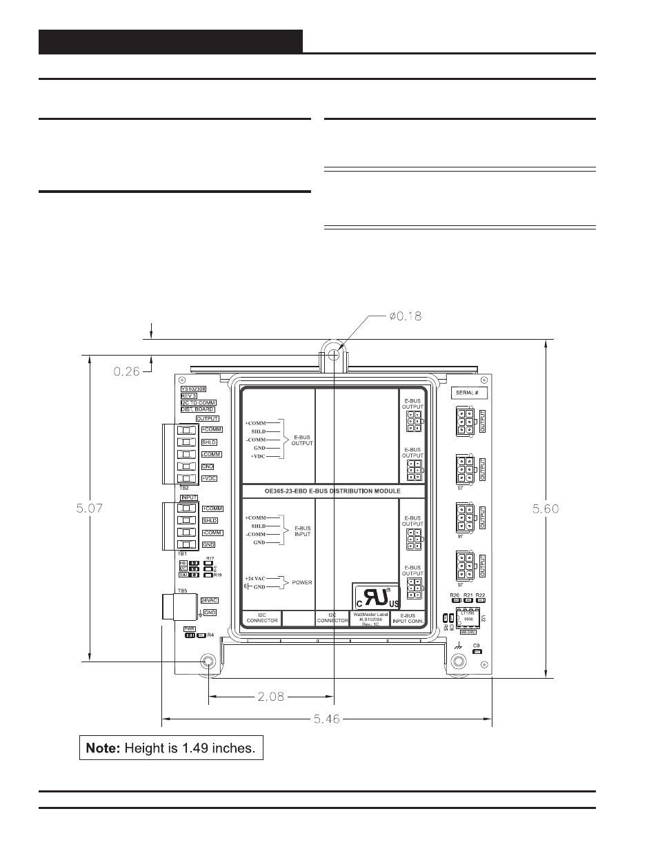 Installation and wiring | Orion System E-BUS Distribution User Manual | Page 4 / 12