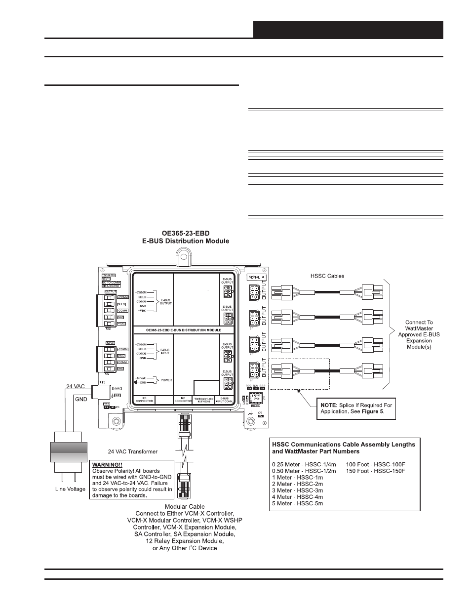 Installation and wiring | Orion System E-BUS Distribution User Manual | Page 5 / 12