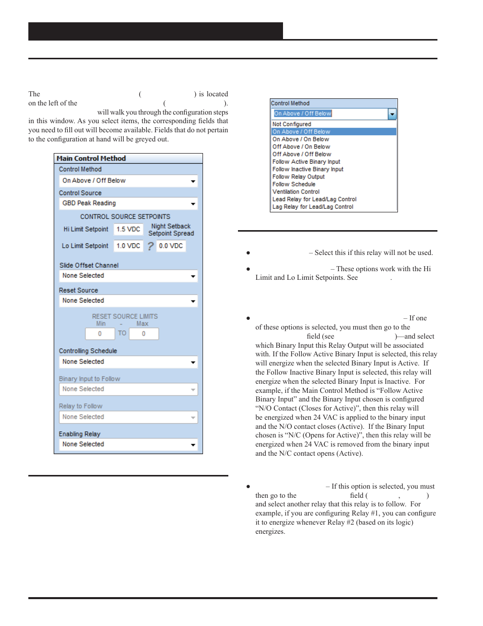 Main control method window | Orion System GPC-XP Controller User Manual | Page 22 / 60