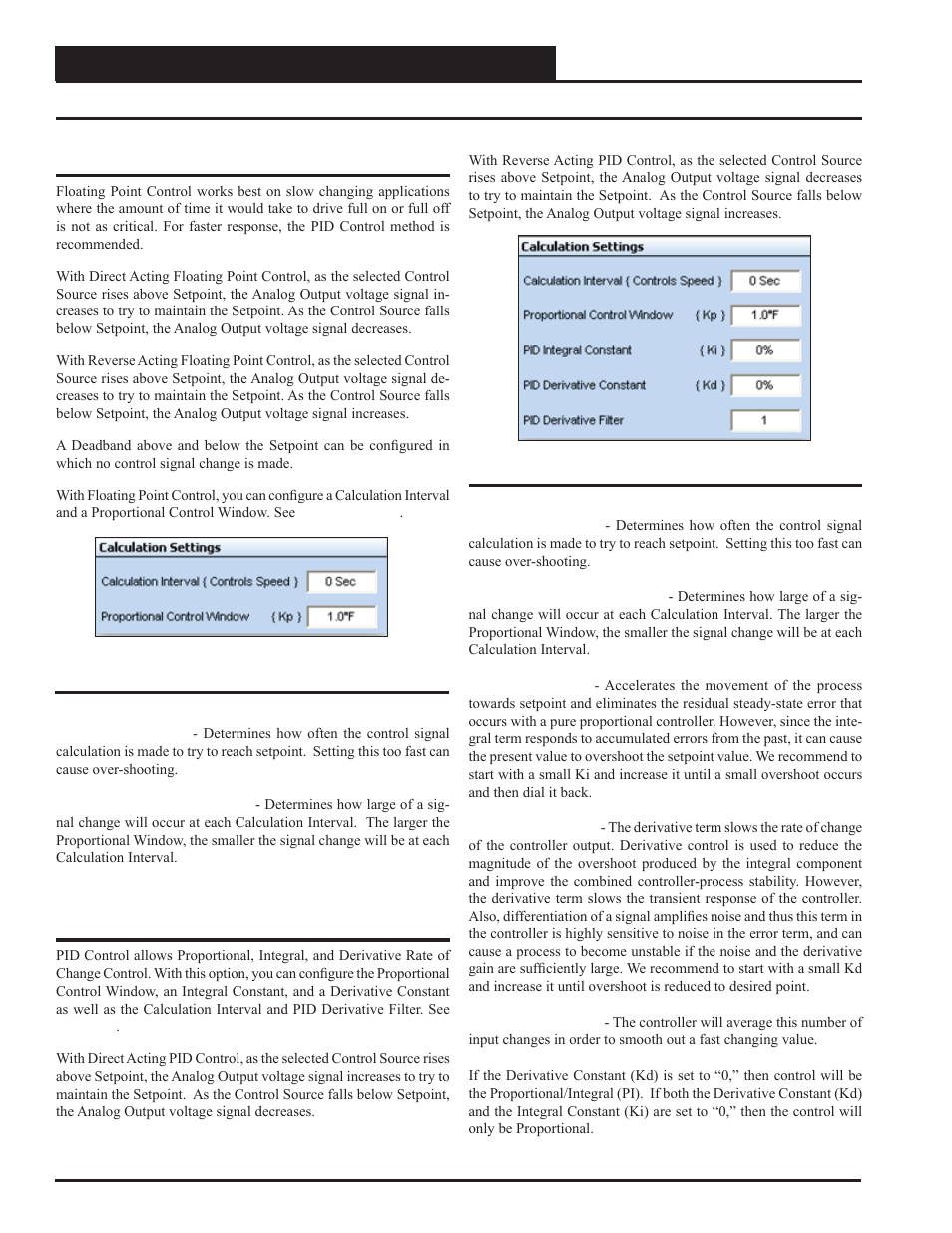 Control type | Orion System GPC-XP Controller User Manual | Page 30 / 60