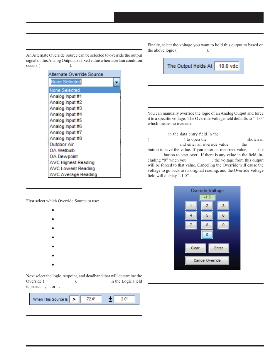 Alternate override and override, Gpc-xp controller technical guide, Override & cancel override | Orion System GPC-XP Controller User Manual | Page 33 / 60