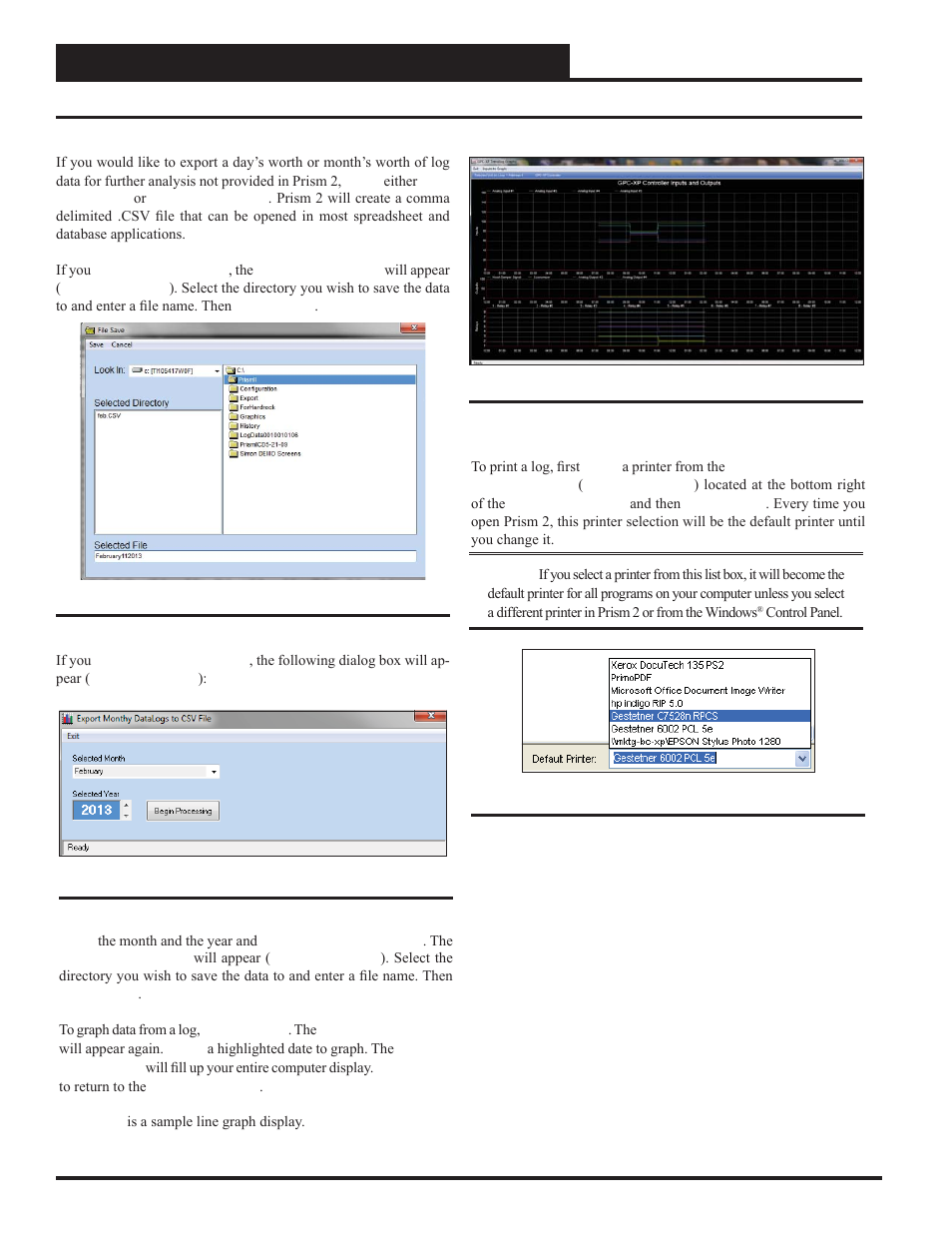 Graphing and printing trend logs, Gpc-xp controller technical guide 46 | Orion System GPC-XP Controller User Manual | Page 46 / 60