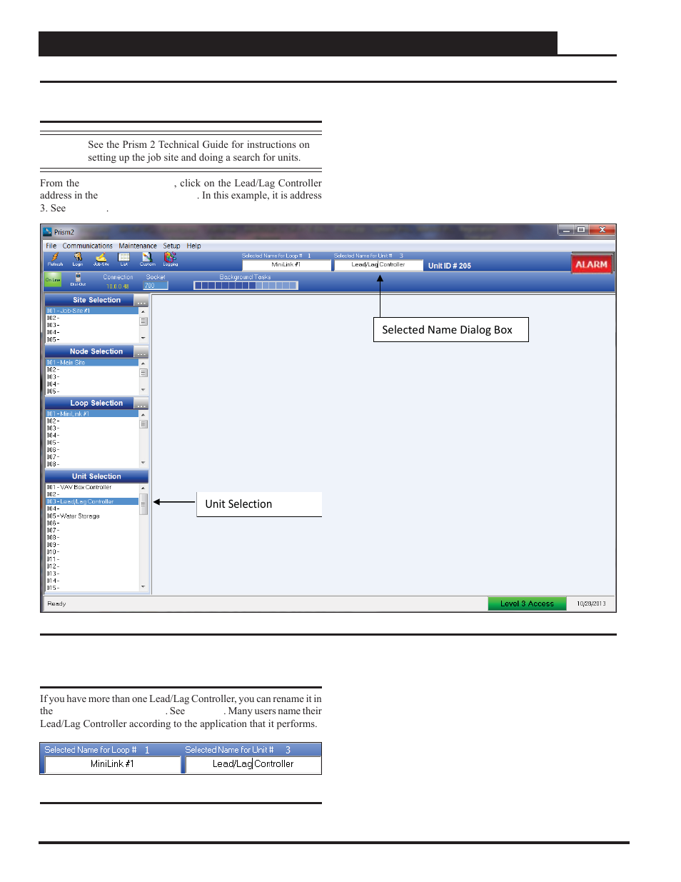 Selecting and naming lead/lag controllers | Orion System Lead Controller User Manual | Page 10 / 56