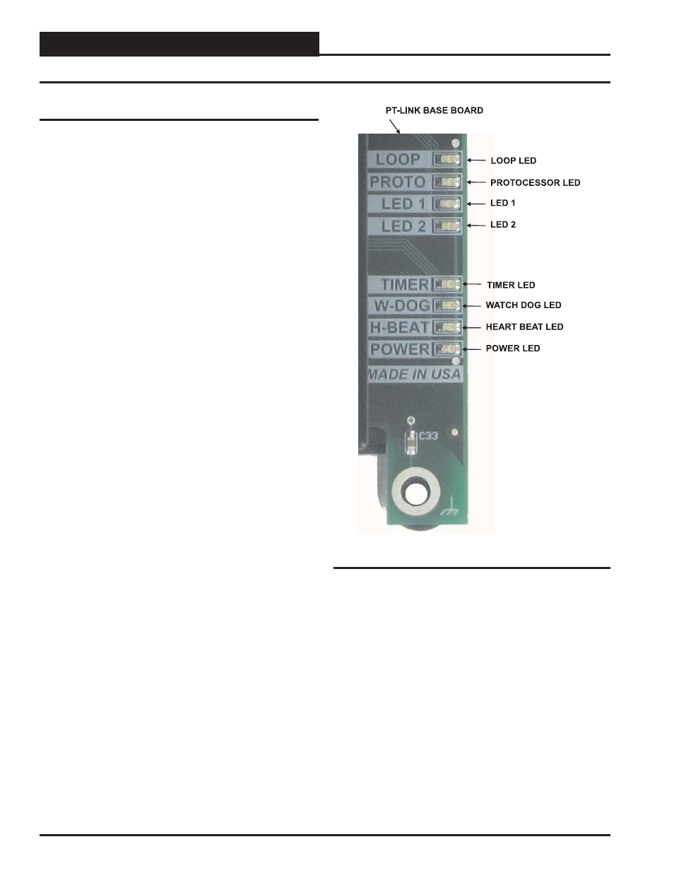 Troubleshooting, 2 troubleshooting leds | Orion System PT-Link II BACnet3 User Manual | Page 22 / 72