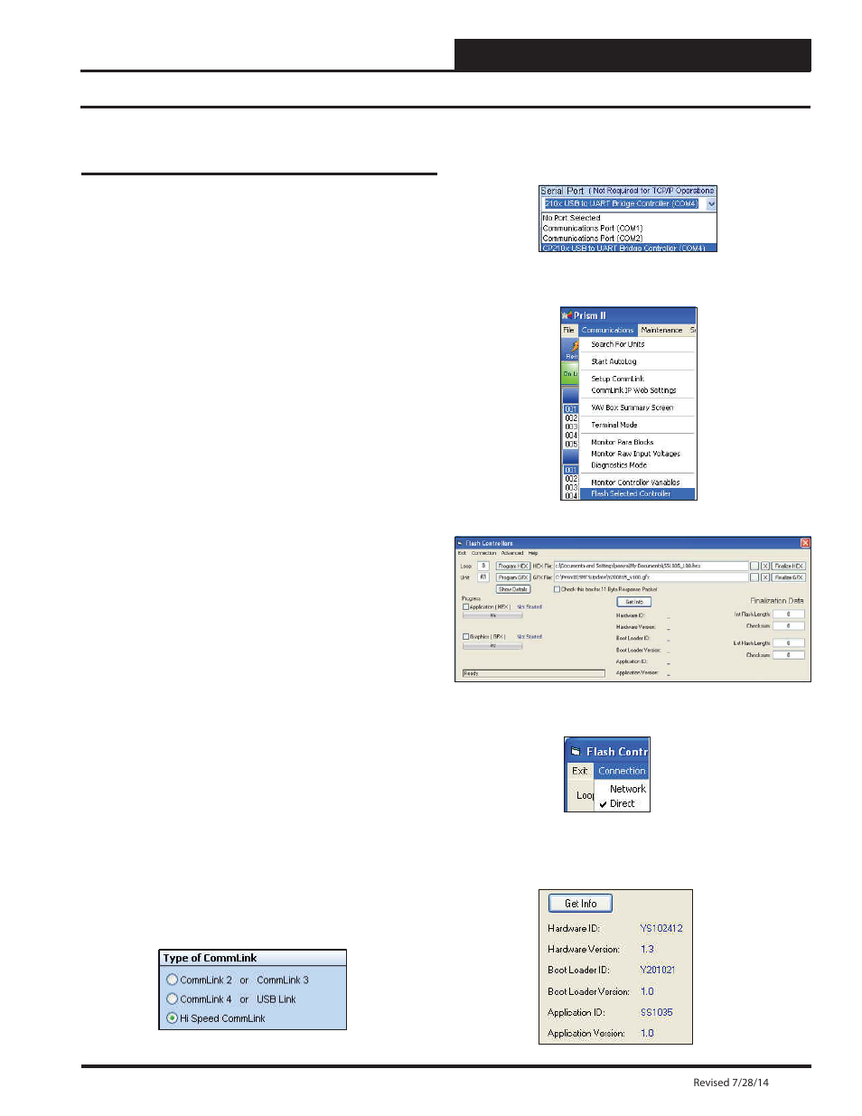 Updating the pt-link ii controller | Orion System PT-Link II LON User Manual | Page 17 / 60