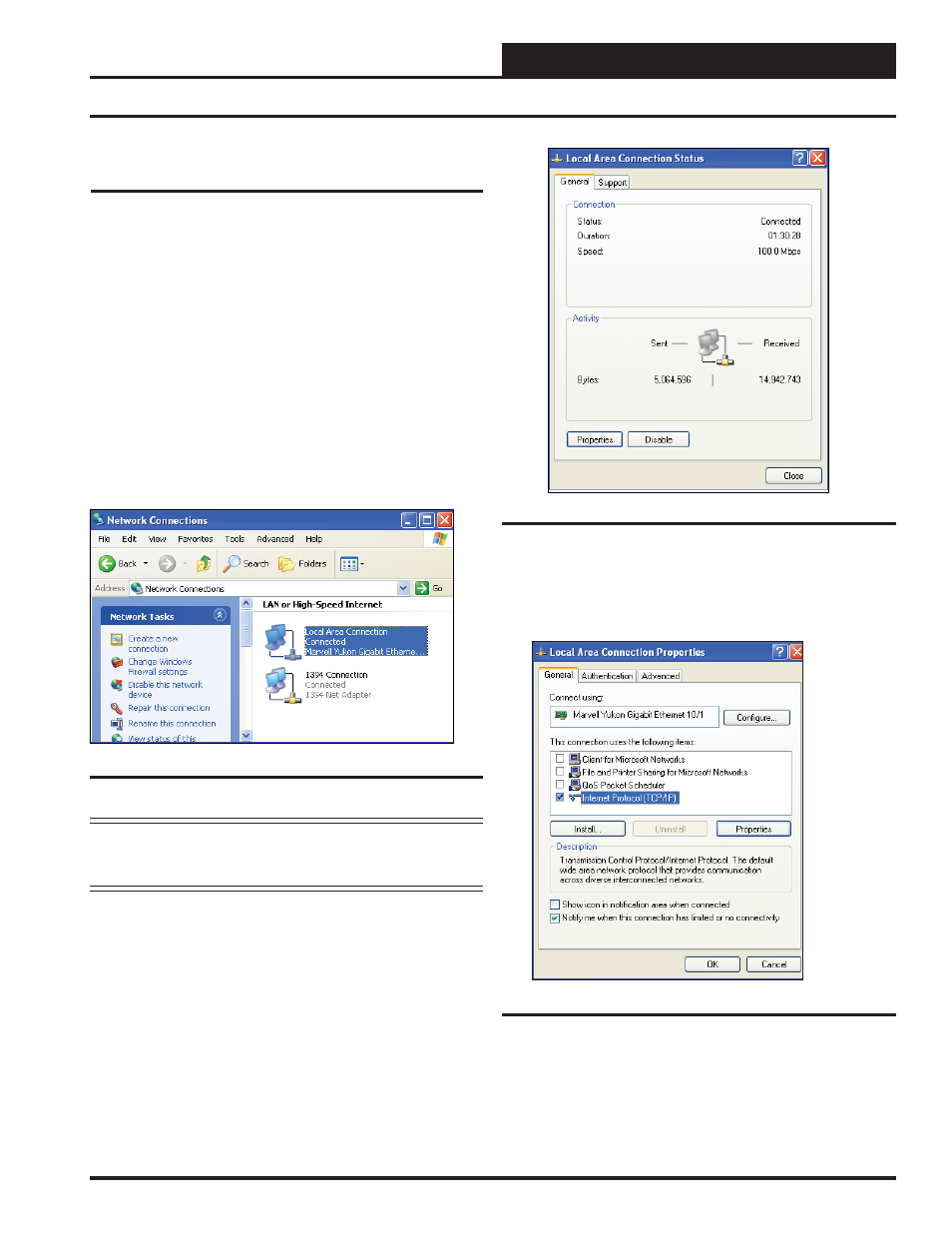 Ip address confi guration | Orion System PT-Link II LON User Manual | Page 7 / 60