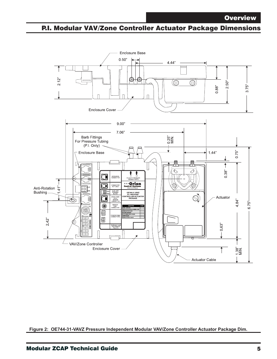 Orion System Modular VAV/Zone Controller User Manual | Page 5 / 36