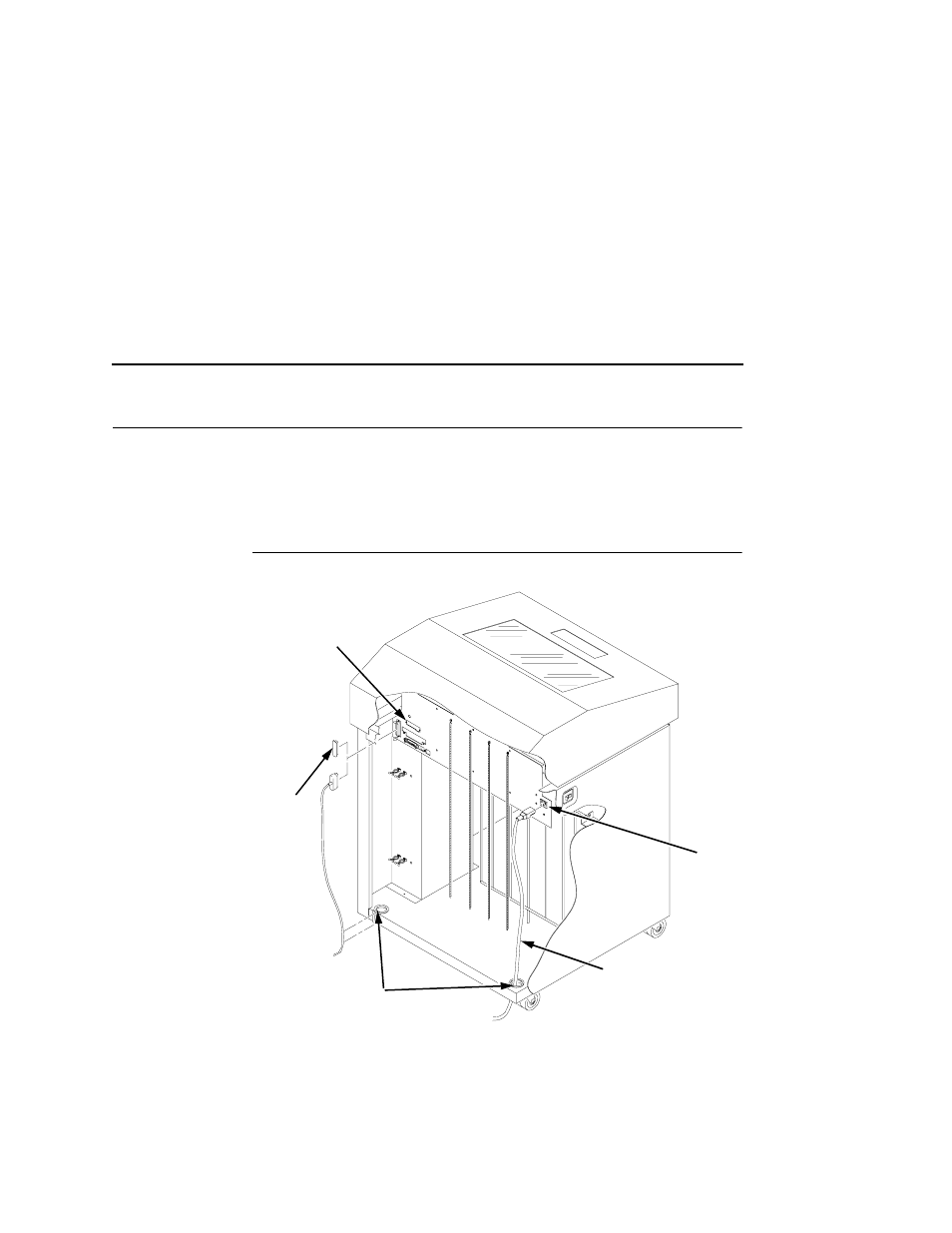 Connect the interface and power cords, Cabinet model | Compaq 5532 User Manual | Page 27 / 238