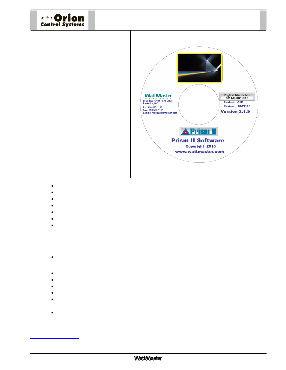 Orion System OE361-13 CommLink 5 User Manual | Page 8 / 10