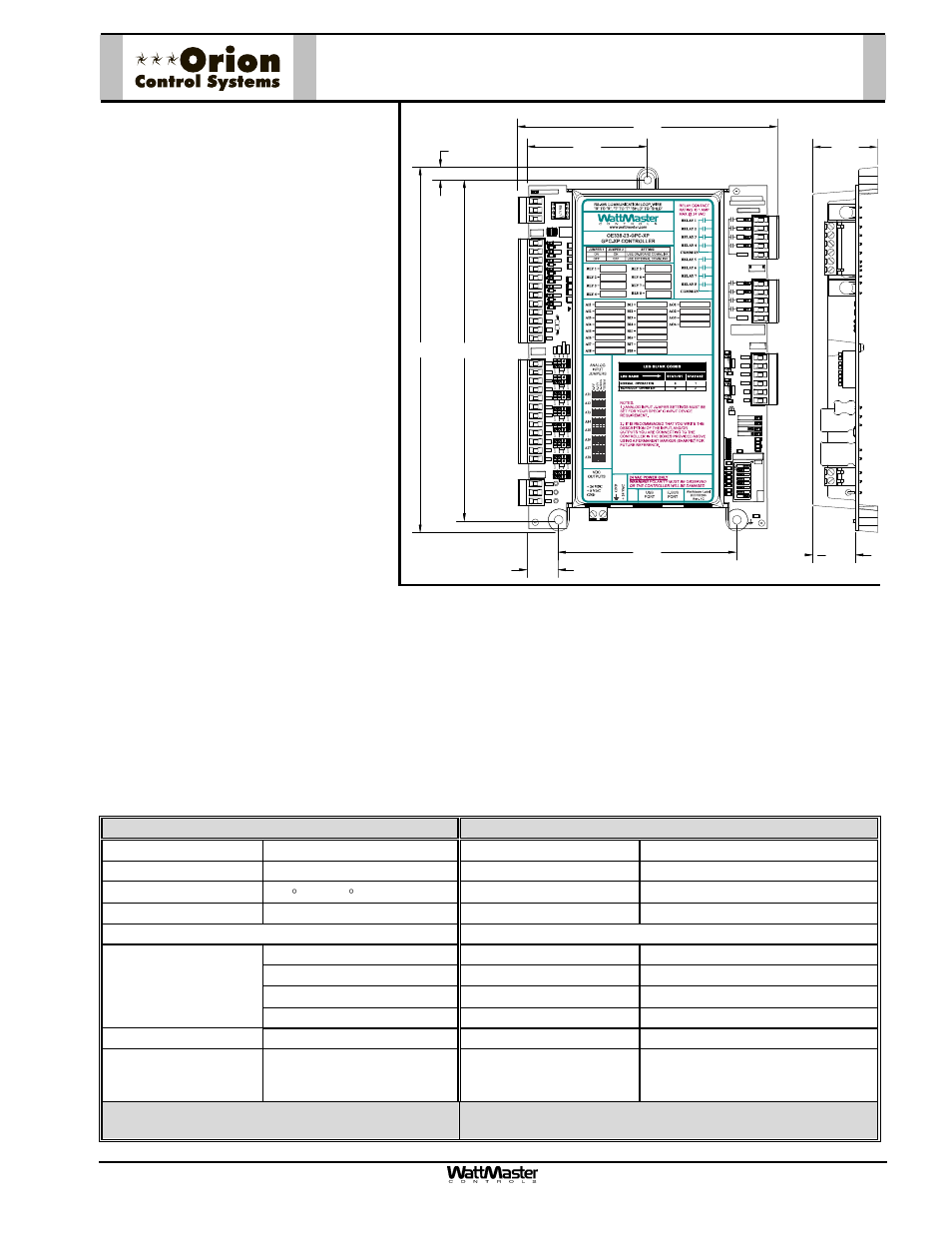 Orion System OE338-23-XX User Manual | 6 pages