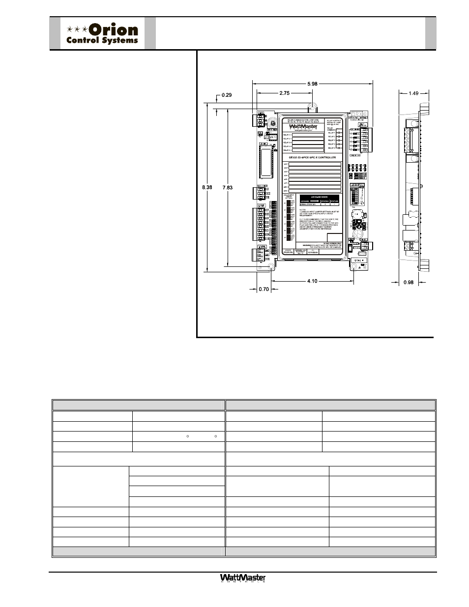 Description, Mounting | Orion System OE338-23-XX User Manual | Page 2 / 6