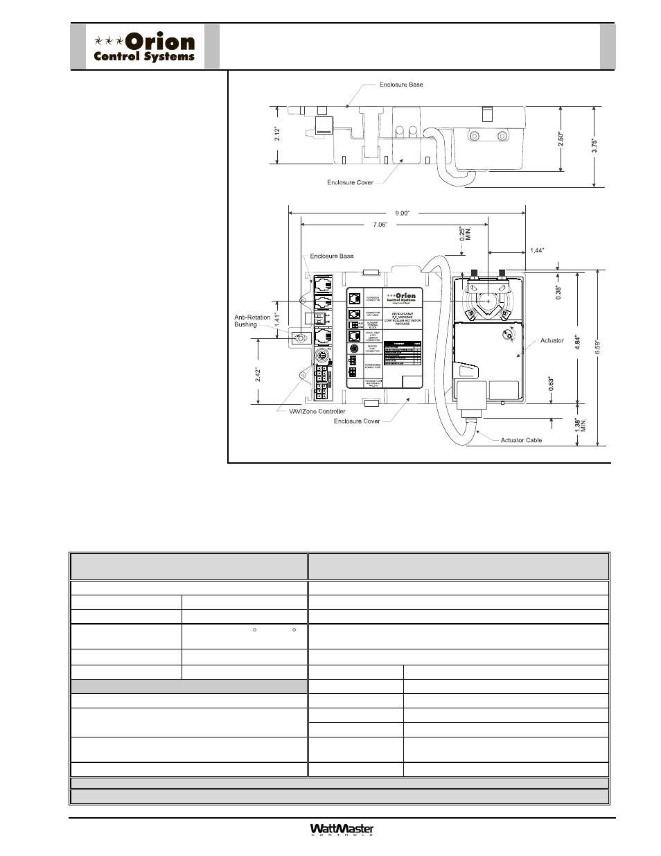 Orion System OE742-XX-VAVZ User Manual | 40 pages