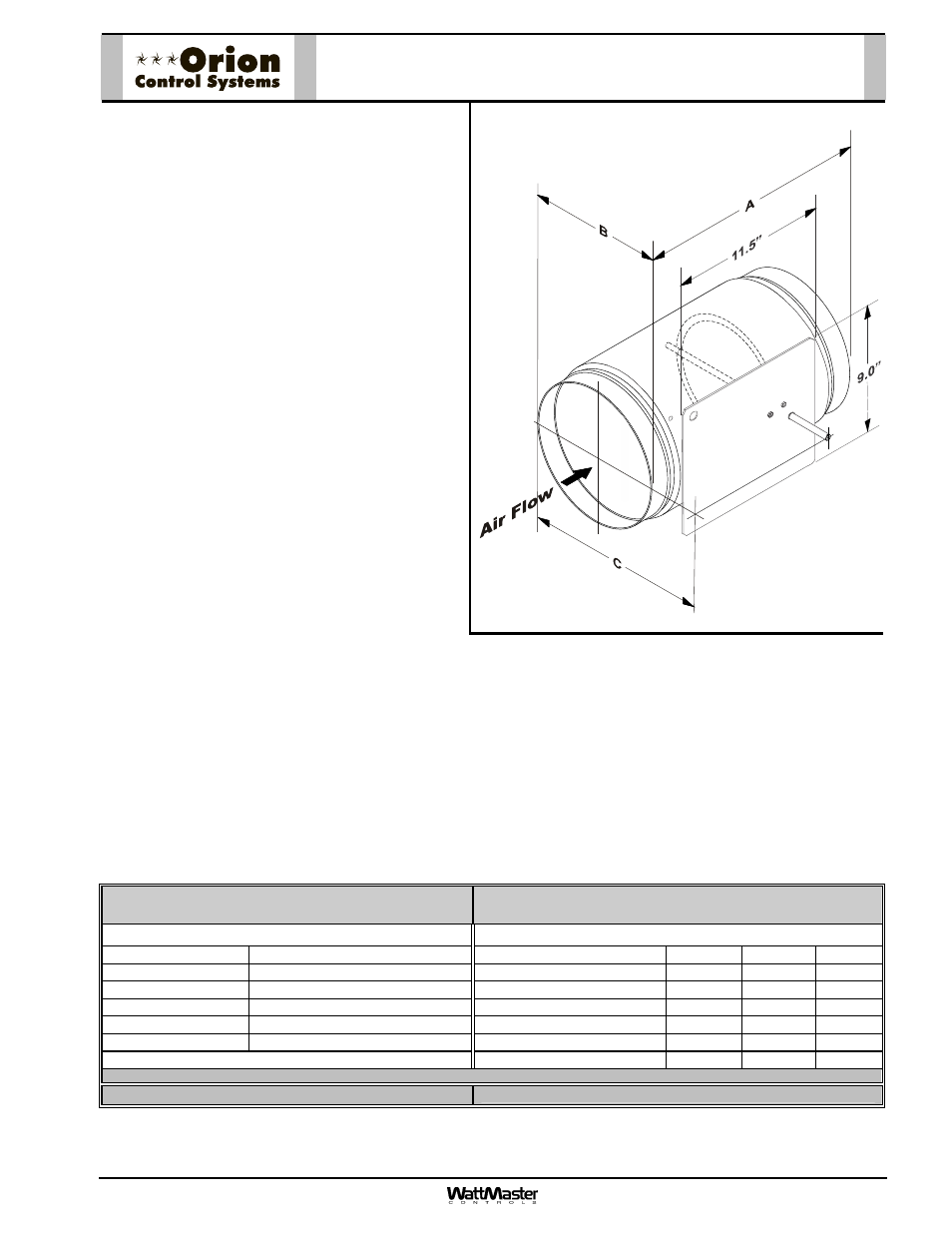 Wm-ravpd-sub-01e-06-12, Oe524-xx-pd round pressure dependent zone damper | Orion System OE742-XX-VAVZ User Manual | Page 20 / 40