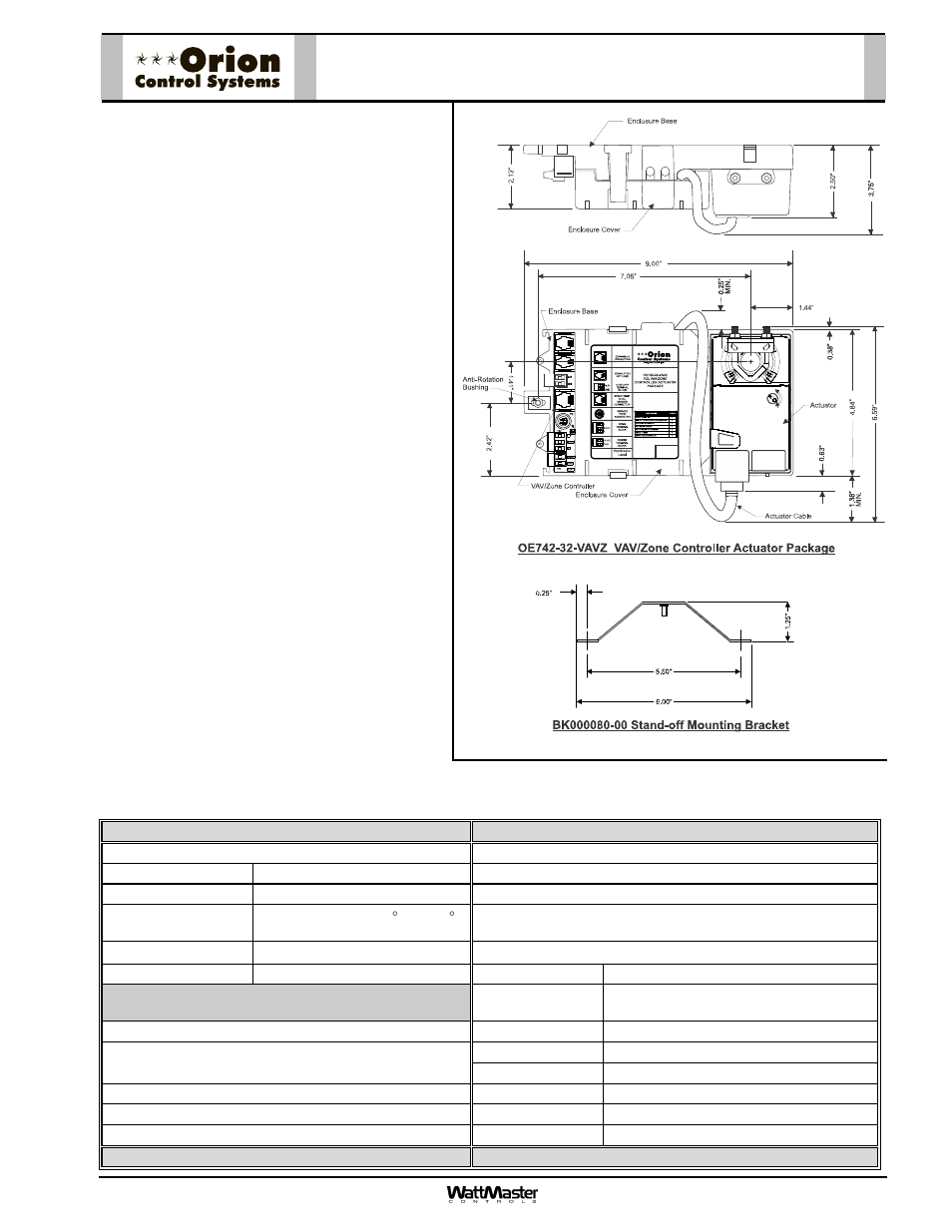 Orion-oe736-rectzonekit-sub-01b | Orion System OE742-XX-VAVZ User Manual | Page 26 / 40