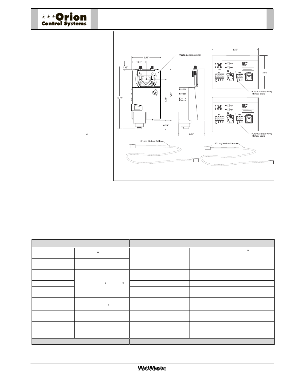 Orion System OE742-XX-VAVZ User Manual | Page 30 / 40