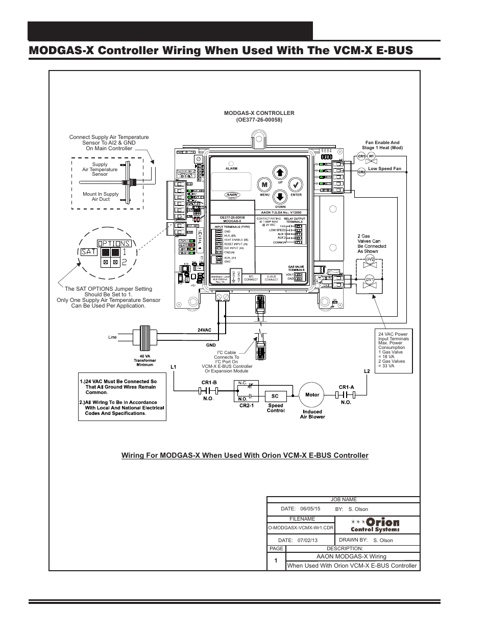 Module wiring & connections, Vcm-x component & systems wiring 102 | Orion System VCM-X E-BUS Component User Manual | Page 102 / 128