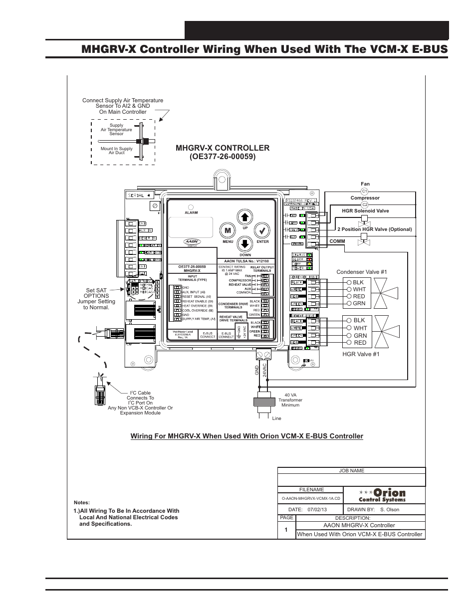 Module wiring & connections, Vcm-x component & systems wiring | Orion System VCM-X E-BUS Component User Manual | Page 107 / 128