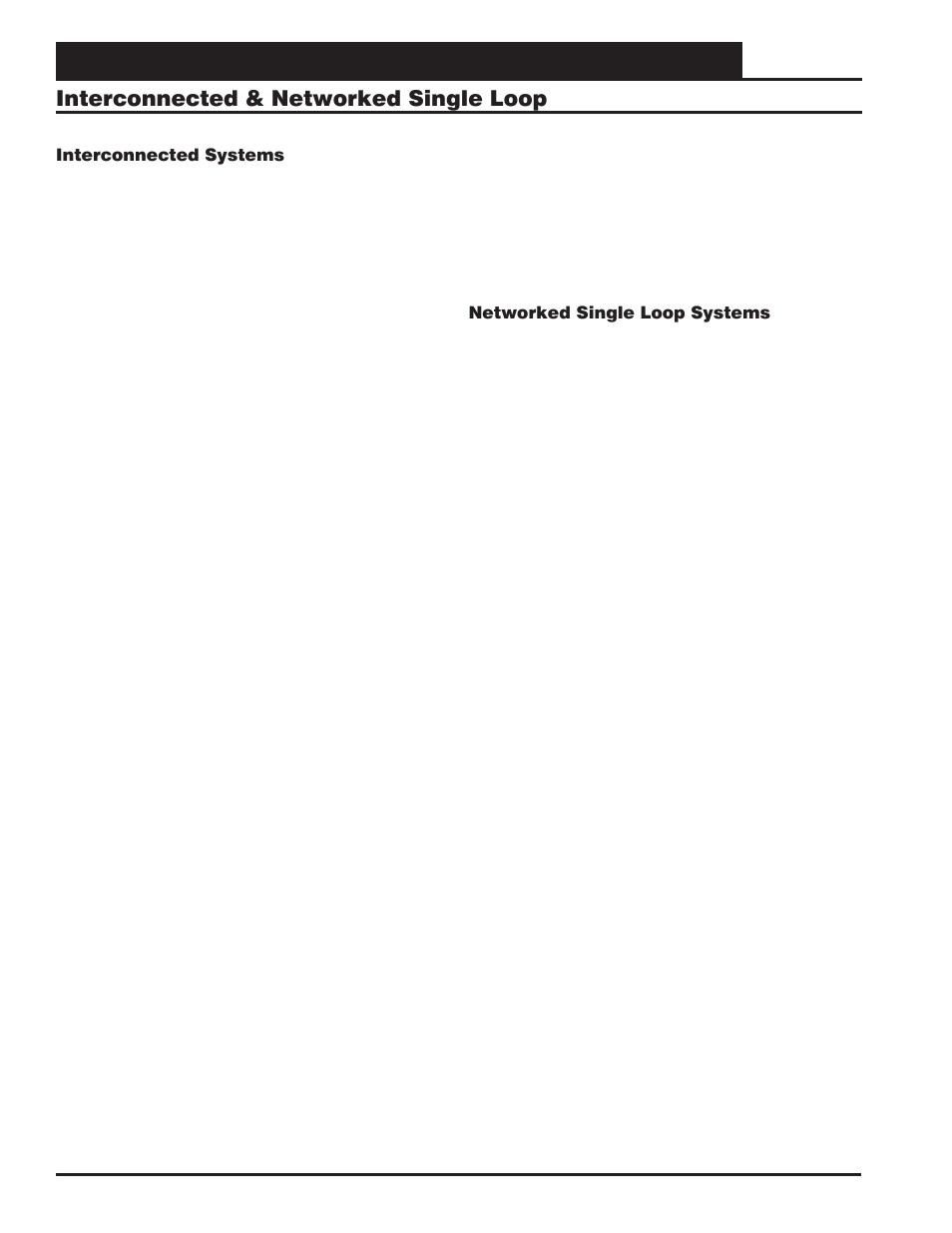 System installation, Interconnected & networked single loop, Vcm-x component & systems wiring 12 | Orion System VCM-X E-BUS Component User Manual | Page 12 / 128
